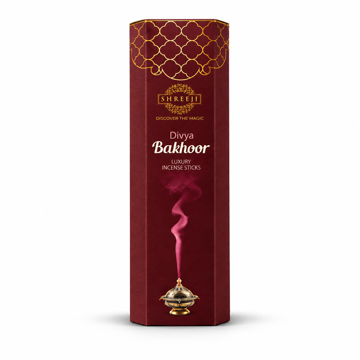 Divya Bakhoor Luxury Incense Sticks - Shreeji Agarbatti pack