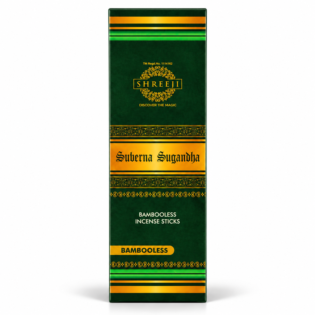Suberna Sugandha Bambooless Incense Sticks - Shreeji Agarbatti pack