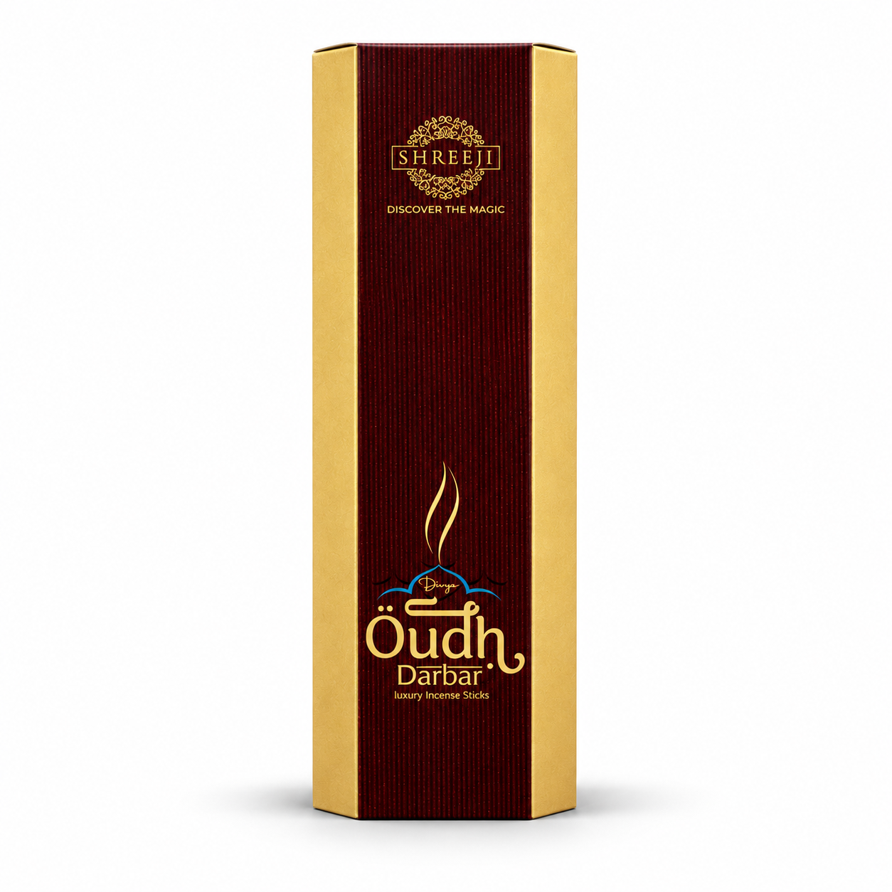 Divya Oudh Darbar Luxury Incense Sticks - Shreeji Agarbatti pack