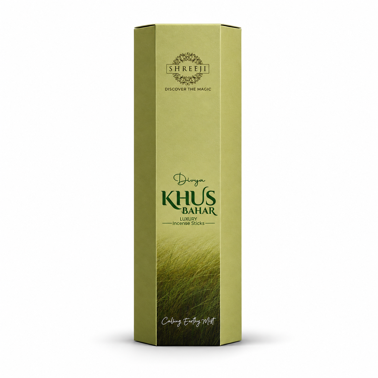 Divya Khus Bahar Luxury Incense Sticks - Shreeji Agarbatti pack