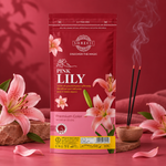 Pink Lily Premium Color Incense Sticks Zipper Pouch - lifestyle image 1