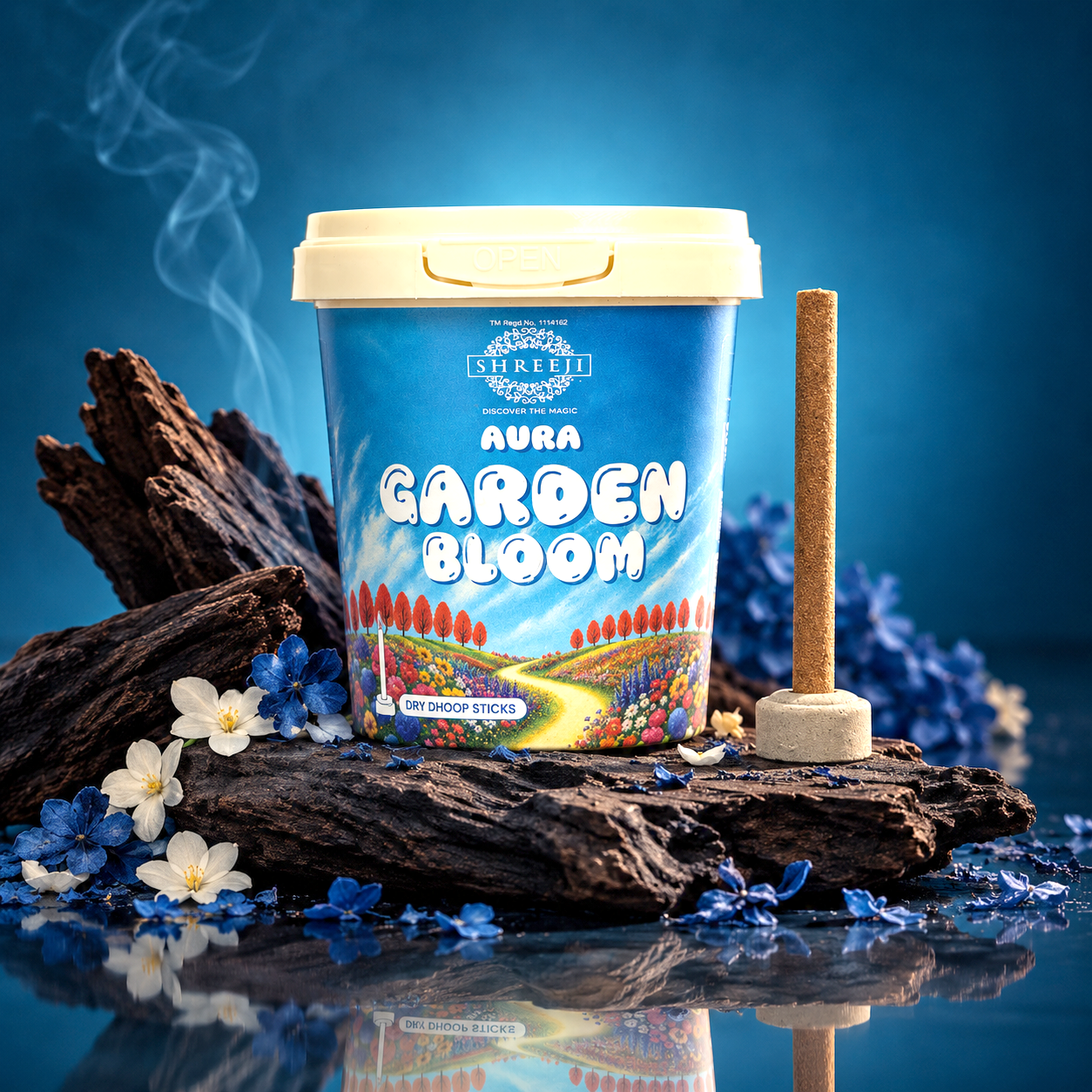 Aura Garden Bloom Dry Dhoop Sticks - lifestyle image 1