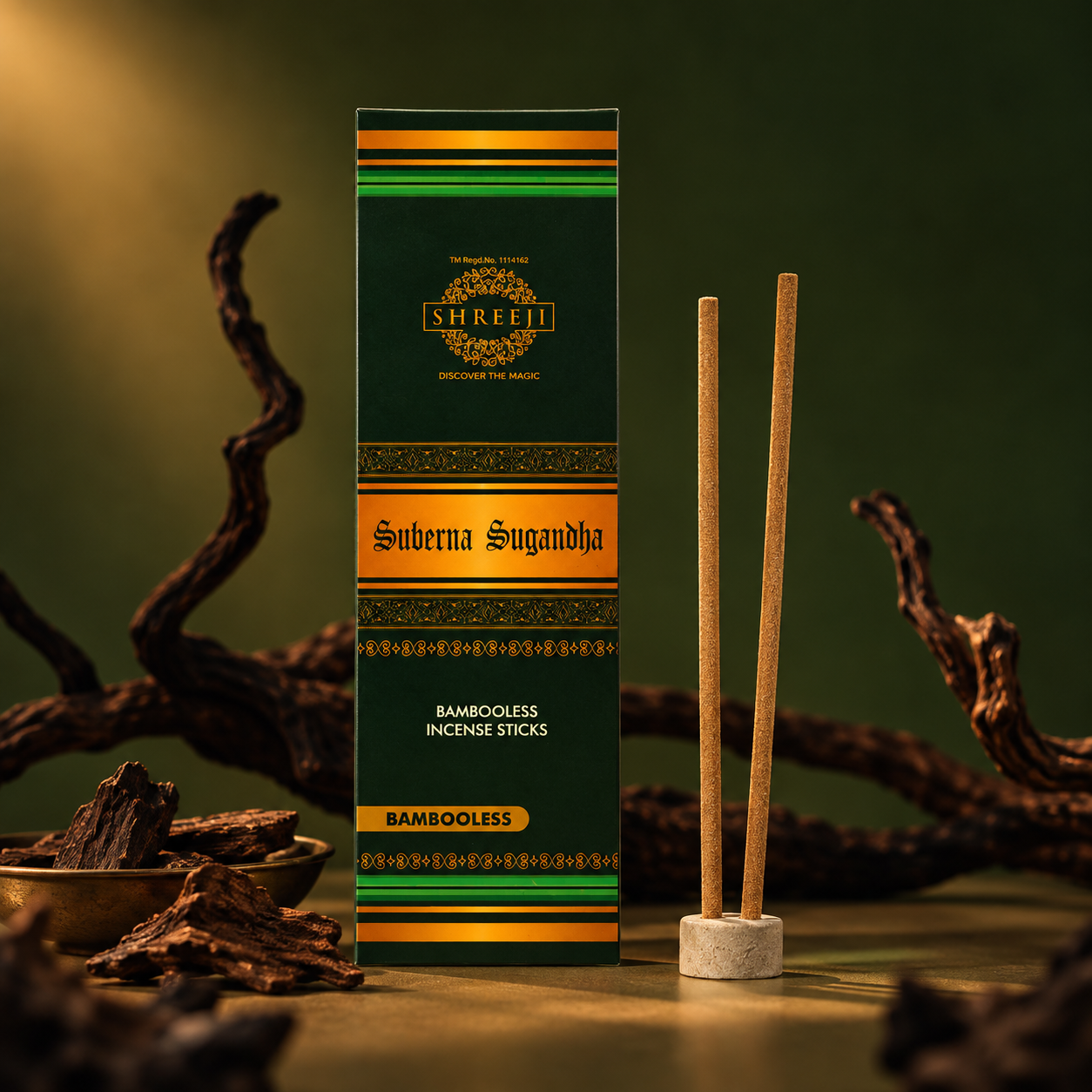 Suberna Sugandha Bambooless Incense Sticks - lifestyle image 1