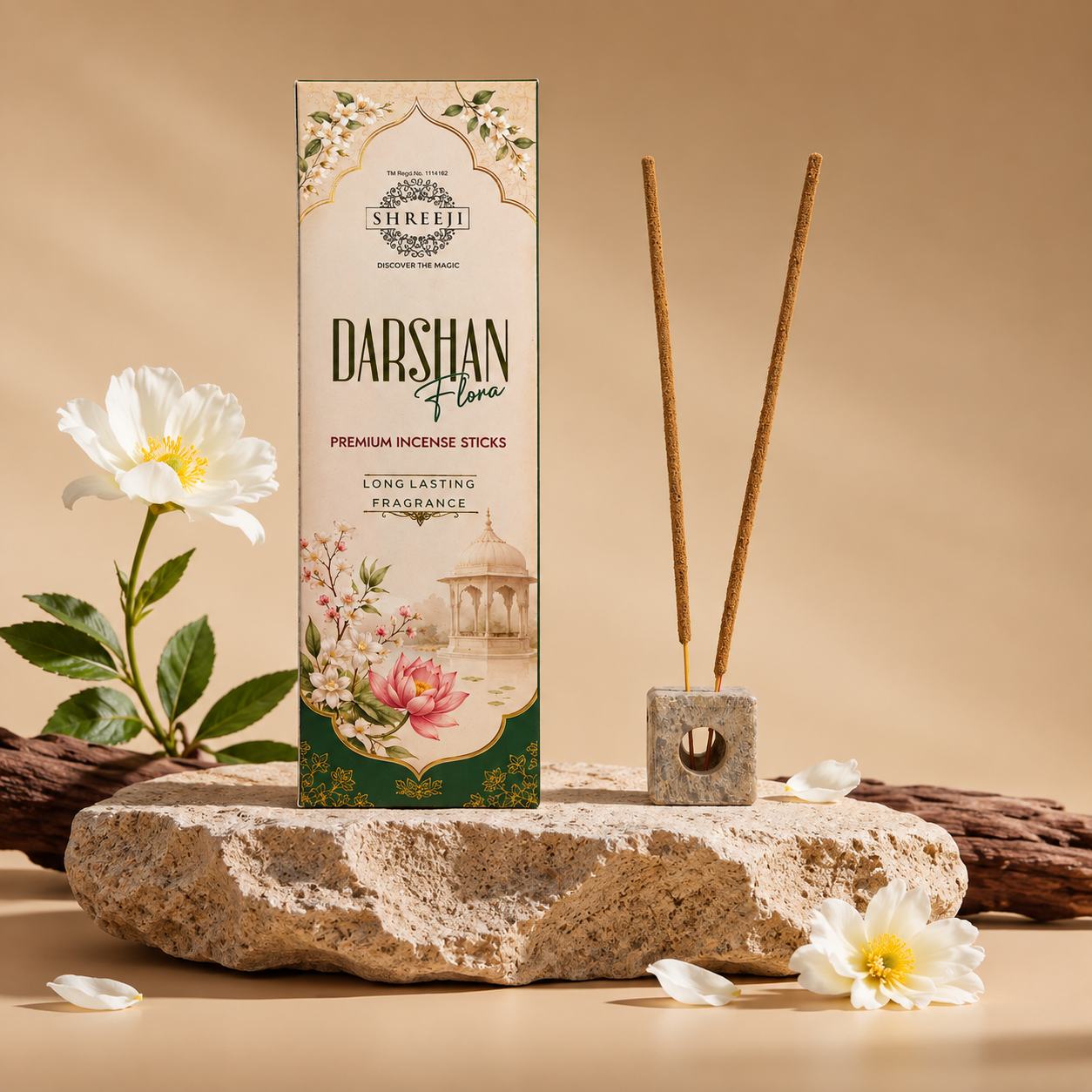 Darshan Flora Premium Incense Sticks - lifestyle image 1